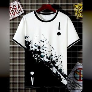 Men’s Sz Medium Ace of Spades Screenprint Tee